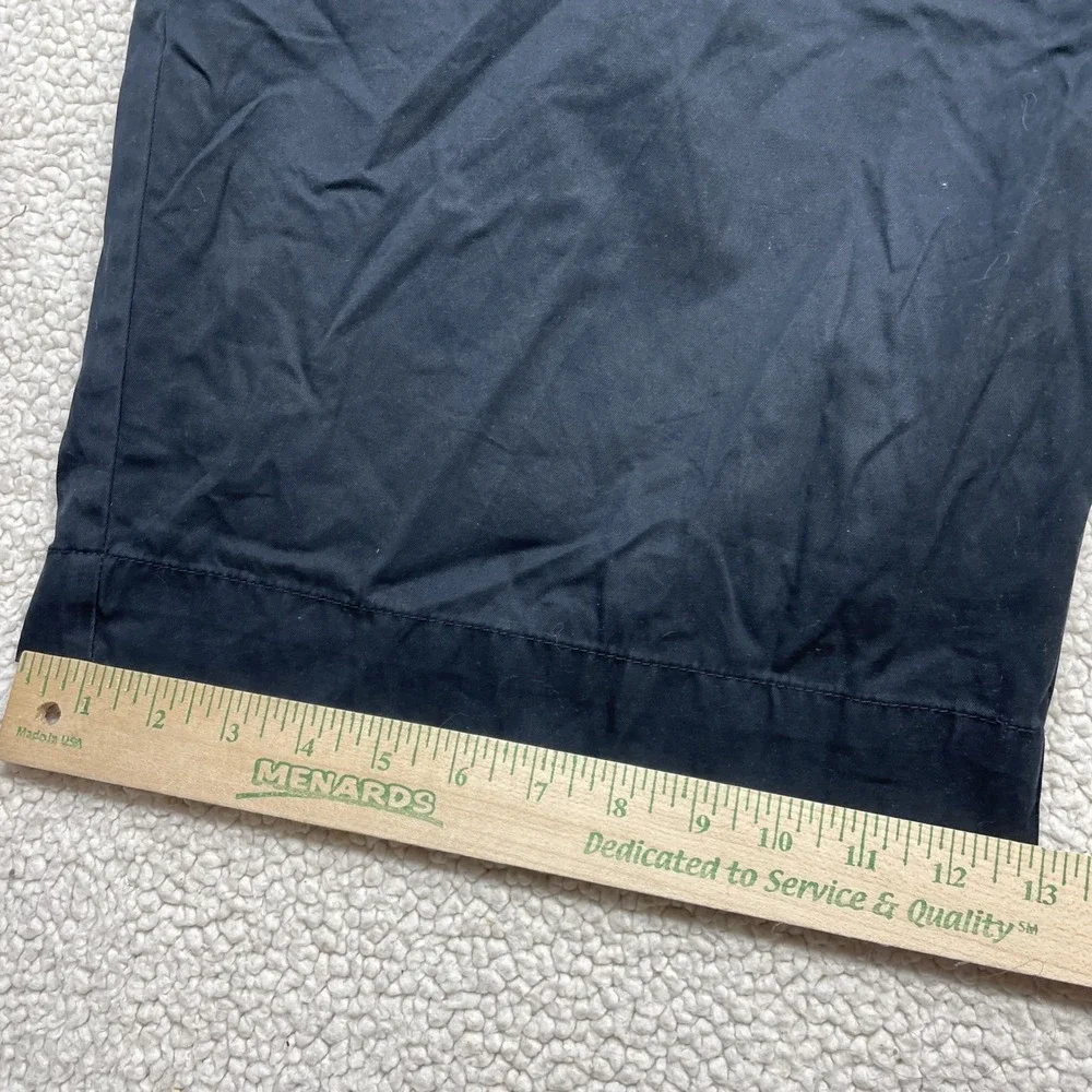 Polo Ralph Lauren Shorts Mens 40 Navy Blue Chino Flat Front Cotton Twill 0804